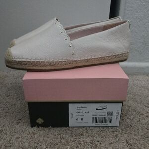 Kate Spade Cream Espadrilles with Jute Sole